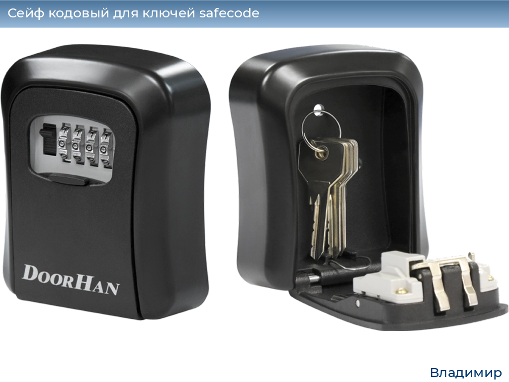 Сейф кодовый для ключей safecode, 